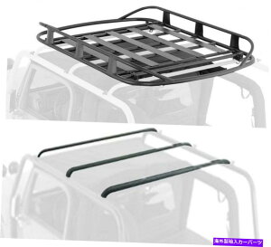 ���[�t�L�����A Smittybilt 76717-01�����76717-02 SRC���[�t���b�N�L�b�g�t�B�b�g07-18�W�[�v�����O���[�iJK�j Smittybilt 76717-01 And 76717-02 SRC Roof Rack Kit Fits 07-18 Jeep Wrangler (JK)