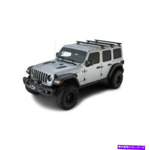 [tLA RhinobNJB0882wr[f[eBRCLubN3o[obN{[[tbN Rhino Rack JB0882 Heavy Duty RCL Black 3 Bar Backbone Roof Rack For Wrangler NEW