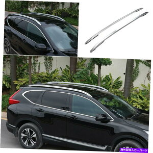 [tLA z_CRV CR-V 2017-2021gbv[tJ[SbNTCho[ɓKA~jEVo[tBbg Aluminum Silver Fit For Honda CRV CR-V 2017-2021 Top Roof Cargo Rack Side Bars