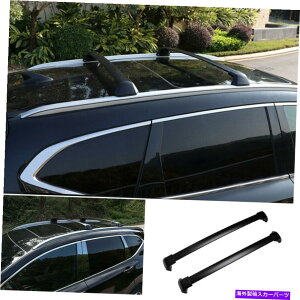 [tLA z_CR-V 2017-2021[tbNLA[NXo[ɍ킹ăA~jEubNtBbg Aluminum Black Fit For Honda CR-V 2017-2021 Roof Rack Carrier Rail Cross Bars