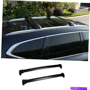[tLA z_CRV CR-V 2017-2021gbv[tJ[SbNNXo[ɓKĂA~jEubNtBbg Aluminum Black Fit For Honda CRV CR-V 2017-2021 Top Roof Cargo Rack Cross Bars