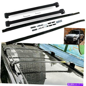 ���[�t�L�����A ���[�t�T�C�h���[�����b�N�R���X�o�[�N���X�o�[LR�f�B�t�F���_�[4d 110 2020 2021�ɓK�� Roof Side Rail Rack Corssbars Cross Bars Fits for LR Defender 4D 110 2020 2021