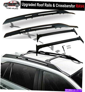 [tLA 4PCS RAV4 2019 20 21 22AbvO[hTCh[t[NXo[NXbNo[ 4Pcs Fit for RAV4 2019 20 21 22 Upgraded Side Roof Rail Crossbar Cross Rack Bars