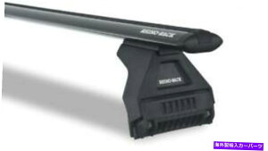 ルーフキャリア Rhino Rack 91-97に適合トヨタランドクルーザー80シリーズRL110ブラック2バールーフラック Rhino Rack 91-97 Fits Toyota Land Cruiser 80 Series RL110 Black 2 Bar Roof Rack