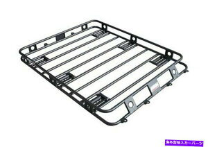 ���[�t�L�����A Smittybilt Defender���[�t���b�N4x4x4 �A�����s�[�X�u���b�N�A40404 Smittybilt Defender Roof Rack 4x4x4, One Piece-Black; 40404�y���s�A���i�z