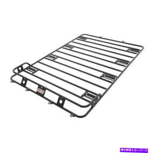 [tLA Smittybilt[tbNfBtF_[4.5 x 5tB[g̃jo[TubN45555 Smittybilt Roof Rack Defender 4.5 x 5 Foot Long Universal Black 45555