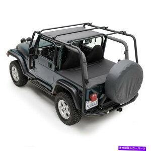 ���[�t�L�����A Smittybilt SRC���[�t���b�N-300�|���h�̒�i - �����e�N�X�`���[ Smittybilt SRC Roof Rack - 300 Lb Rating - Black Textured�y���s�A���i�z