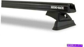 ルーフキャリア Rhinoラック11-19フィットジープグランドチェロキーヘビーデューティRCLブラック2バールーフラック Rhino Rack 11-19 Fits Jeep Grand Cherokee Heavy Duty RCL Black 2 Bar Roof Rack【並行輸入品】