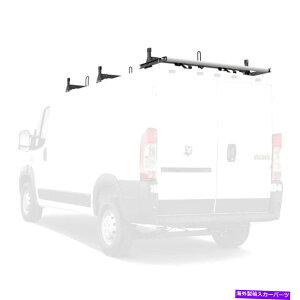 [tLA Vantech 3o[ubNA~jE͂[tbNVXew/[[ Vantech 3 Bar Black ALUMINUM Ladder Roof Rack System w/ROLLER