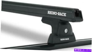 ���[�t�L�����A Rhino Rack 05-19�t�B�b�g�g���^�^�R�}4DR�s�b�N�A�b�v�g���b�N�}�E���g�u���b�N2�o�[���[�t���b�N Rhino Rack 05-19 Fits Toyota Tacoma 4dr Pick Up Trackmount Black 2 Bar Roof Rack�y���s�A���i�z