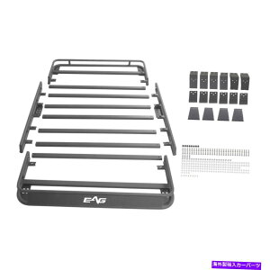 ルーフキャリア 84-01チェロキーXJに合わせて、黒いルーフラック組み立てられたフルレングス貨物バスケットフィット Black Roof Rack Assembled Full Length Cargo Basket Fit for 84-01 Cherokee XJ