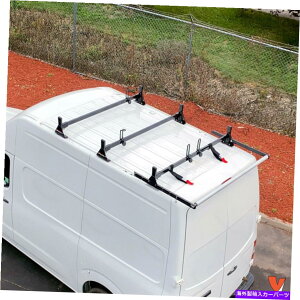 [tLA H1 3o[X`[_[[tbNw/[[tBbgFYNVnC[t2012-on H1 3 Bar Steel Ladder Roof Rack w/Roller Fits: Nissan NV High Roof 2012-On