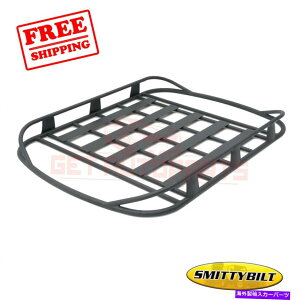 ���[�t�L�����A Jeep TJ 1997-2006��Smittybilt Roof Rack Black Steel Smi Smittybilt Roof Rack Black Steel SMI for Jeep TJ 1997-2006�y���s�A���i�z
