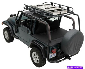 ���[�t�L�����A New Smittybilt 76716 SRC�u���b�N�e�N�X�`���[���[�t���b�N07-18�W�[�v�����O���[2�h�A New Smittybilt 76716 Src Black Textured Roof Rack 07-18 Jeep Wrangler 2 Door
