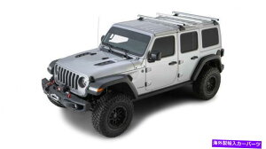 ���[�t�L�����A Rhino Rack 18-20�t�B�b�g�W�[�v�����O���[JL 4DR�w�r�[�f���[�e�BRCL�V���o�[2�o�[���[�t���b�N Rhino Rack 18-20 Fits JEEP Wrangler JL 4dr Heavy Duty RCL Silver 2 Bar Roof Rack�y���s�A���i�z