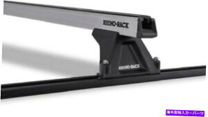 ���[�t�L�����A Rhino Rack 91-97�ɓK���g���^�v���r�A5DR���S���w�r�[�f���[�e�B�[�V���o�[2�o�[���[�t���b�N Rhino Rack 91-97 Fits Toyota Previa 5dr Wagon Heavy Duty Silver 2 Bar Roof Rack