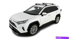 [tLA Rhino Rack 19-22̓g^RAV4 XA50 5DR SUV W/FLUSH RAILS 2o[[tbNblkɓK܂ Rhino Rack 19-22 Fits Toyota Rav4 XA50 5dr Suv W/Flush Rails 2 Bar Roof Rack Blk