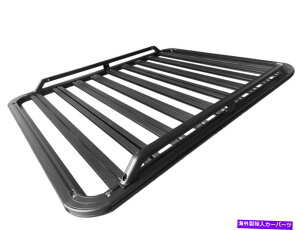 [tLA @K[hubNpE_[R[g[tbN| 2016-2022g^^R}ɓK Vanguard Black Powdercoat Roof Rack | Fits 2016-2022 Toyota Tacoma