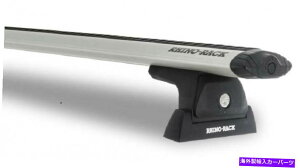 [tLA RhinobN15-19tBbgv}X^[VeBLWB 2DR[[tVo[2o[[tbN Rhino Rack 15-19 Fits RAM ProMaster City LWB 2dr Low Roof Silver 2 Bar Roof Rack