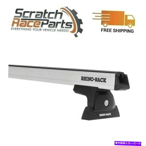 [tLA JA6254tHNX[Qwr[f[eBRLT600[tbNVXeVo[p̃TC̃bN JA6254 Rhino Rack For Volkswagen Heavy Duty RLT600 Roof Rack System Silver