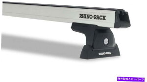 [tLA RHINObN15-19tBbgv}X^[VeBLWB 2DR[[tVo[2BAR[tbN Rhino Rack 15-19 Fits RAM ProMaster City LWB 2dr Low Roof Silver 2Bar Roof Rack