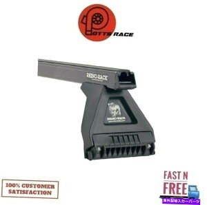 [tLA RHINObNwr[f[eB[ubN2o[[tbNJA0803p87-94W[o[4DR Rhino Rack Heavy Duty Black 2 Bar Roof Rack JA0803 For 87-94 Range Rover 4dr