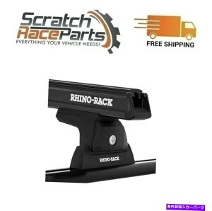 ���[�t�L�����A JA8119 RHINO���b�N�w�r�[�f���[�e�BRLT600���[�t���b�N�V�X�e���u���b�N07-21�c���h�� JA8119 Rhino Rack Heavy Duty RLT600 Roof Rack System Black For 07-21 Tundra�y���s�A���i�z