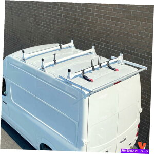 [tLA H1 3o[X`[_[[tbNw/[[tBbgFYNVnC[t2012-on H1 3 Bar Steel Ladder Roof Rack w/Roller Fits: Nissan NV High Roof 2012-On