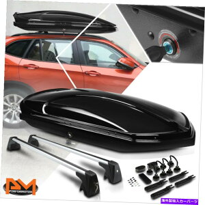 [tLA 10-15 BMW X1A~jENXo[gbv[tbN[+[{bNXL[p For 10-15 BMW X1 Aluminum Cross Bar Top Roof Rack Rail+Black Storage Box&Keys