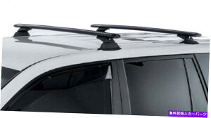 ���[�t�L�����A Rhino Rack 14-19�t�B�b�g�g���^�n�C�����_�[XU50 4DR SUV�u���b�N�x�A2�o�[���[�t���b�N Rhino Rack 14-19 Fits Toyota Highlander XU50 4dr SUV Black Bare 2 Bar Roof Rack�y���s�A���i�z