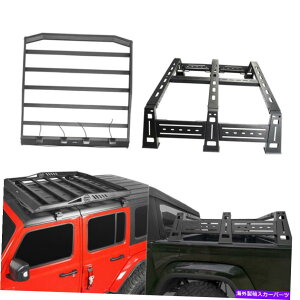 [tLA X`[nCxbhbN +[tbNgbNݕtBbgW[vOfBG[^[JT 20-22 STEEL HIGH BED RACK + ROOF RACK TRUCK CARGO STORAGE FIT JEEP GLADIATOR JT 20-22