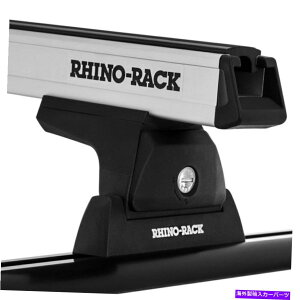 [tLA g^^R}05-21TCbNwr[f[eBRLT600Vo[[tbNVXe For Toyota Tacoma 05-21 Rhino-Rack Heavy Duty RLT600 Silver Roof Rack System