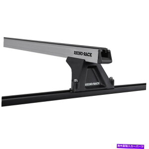 ���[�t�L�����A �g���^�v���r�A91-97�T�C�����b�N�w�r�[�f���[�e�BRLTF�V���o�[���[�t���b�N�V�X�e�� For Toyota Previa 91-97 Rhino-Rack Heavy Duty RLTF Silver Roof Rack System