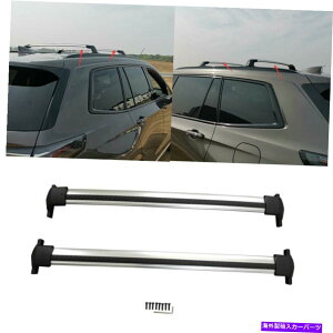 [tLA LfbNXT6ɓKA~jE Aluminum Alloy Fit For Cadillac XT6 19-20 Top Roof Rack Luggage Carrier Rail 2X