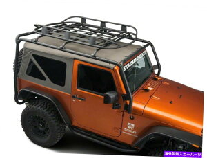 [tLA oP[h[tbNoXPbgBeNX`ubNi07-22W[vO[JKJLj Barricade Roof Rack Basket; Textured Black (07-22 Jeep Wrangler JK & JL)