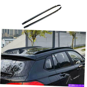 ���[�t�L�����A �g���^�J���[���N���X2022-2023�u���b�N�g�b�v���[�t�J�[�S���b�N�N���X�o�[2PCS�ɓK���Ă��܂� Fit For Toyota Corolla Cross 2022-2023 Black Top Roof Cargo Rack Cross Bars 2PCS