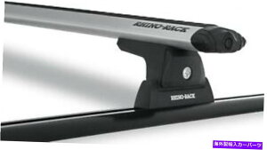 ���[�t�L�����A Rhino Rack 07-10�t�B�b�g�W�[�v�����O���[11-18�����O���[JK 4DR�V���o�[2�o�[���[�t���b�N Rhino Rack 07-10 Fits Jeep Wrangler 11-18 Wrangler JK 4dr Silver 2 Bar Roof Rack