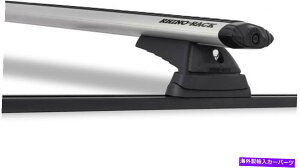 ���[�t�L�����A Rhino Rack 16-19�ɍ������Y�^�C�^��XD 4DR RCL�g���b�N�}�E���g�V���o�[2 BR���[�t���b�N Rhino Rack 16-19 Fits Nissan Titan XD 4dr RCL Trackmount Silver 2 Br Roof Rack�y���s�A���i�z