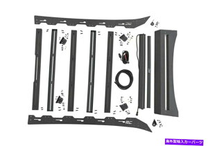 [tLA ^R}p̃tJg[W[[tbNVXegpĂ܂B 73107 Rough Country Modular Roof Rack System w/ LED, for Tacoma; 73107
