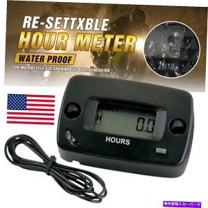 ^R[^[ KXGW[^[{[gATV UŜ߂̏ȍČ\ȖhfW^ԃ[^[ Small Resettable Waterproof Digital Hour Meter For Gas Engine Motor Boat ATV US