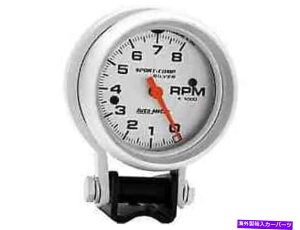 ^R[^[ I[g[^[3707Vo[~j^R[^[ Auto Meter 3707 Silver Mini Tachometer