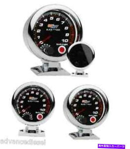 ^R[^[ Glowshift Tinted Series 3 3/4 "VtgCgGS-T09t^R[^[Q[W GlowShift Tinted Series 3 3/4" Tachometer Gauge with Shift Light GS-T09