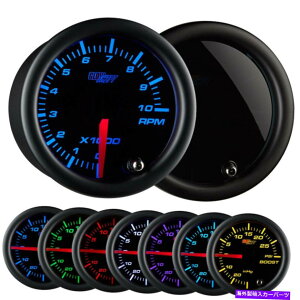 ^R[^[ 52mm Glowshift 7J[LED^`^R[^[Q[WwBX[NF̃Y 52mm GlowShift 7 Color LED Tacho Tachometer Gauge w. Smoked Tinted Lens