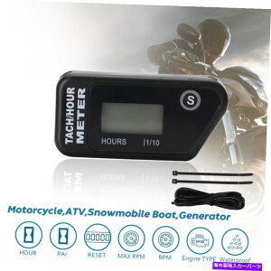 ^R[^[ jo[TI[goC60000RPM LCDfW^A[[^[hZbg\J3W1 Universal Motorcycle 60000RPM LCD Digital Hour Meter Waterproof Resettable J3W1