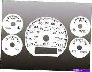 ^R[^[ 1998-2002V{[S10m^bNI[g_bVNX^[zCgtFCXQ[W98-05 1998-2002 Chevrolet S10 NON TACH AUTO Dash Cluster White Face Gauges 98-05