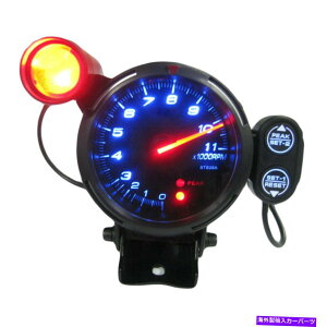 �^�R���[�^�[ 3.5 �^�R���[�^�[�Q�[�W�L�b�g�u���[11000 rpm�����\��F6E2 3.5 Tachometer Gauge Kit Blue 11000 RPM Meter with Adjustable F6E2