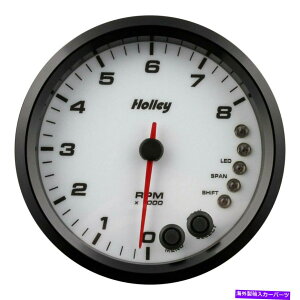 ^R[^[ AiOX^CV[Y4-1/2 "^R[^[WVtgCgAA8000 rpm Analog Style Series 4-1/2" Tachometer w Internal Shift Light, White, 8000 RPM