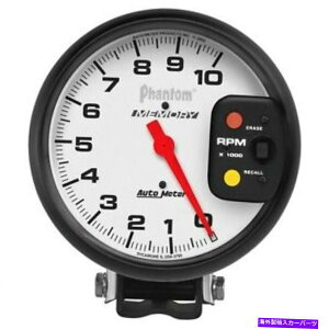 ^R[^[ Autometer Phantom Series 5INTCY0-10000 rpmAiO^R[^[5795 AutoMeter Phantom Series 5in Size 0-10000 Rpm Analog Pedestal Tachometer 5795