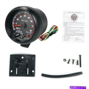 ^R[^[ V3.75 "jo[TJ[^R[^[Q[W8000 rpmLEDVtgCg12V New 3.75" Universal Car Tachometer Gauge 8000 RPM High Speed LED Shift Light 12V
