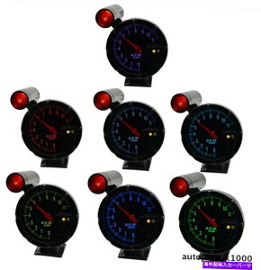 ^R[^[ jo[T5 "J[RPM 11000K^R[^[Q[W7FobNCgLEDVtgCg Universal 5" Car RPM 11000K Tachometer Gauge 7 Colors Backlight LED Shift Light